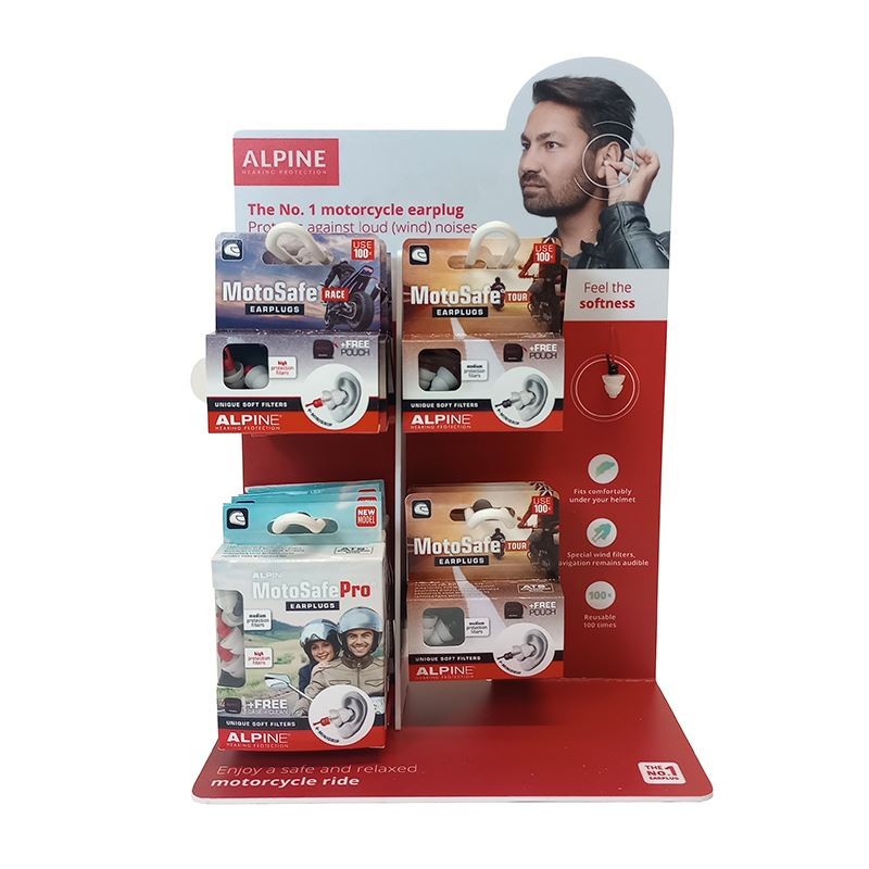 Display MotoSafe pré rempli 8xTour 7,70€ / 4xRace 7,70€ / 4xPro 14,40